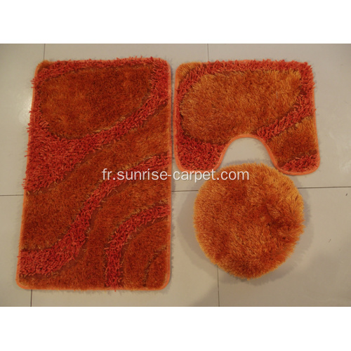 Tapis de bain et coussin de siège de toilette